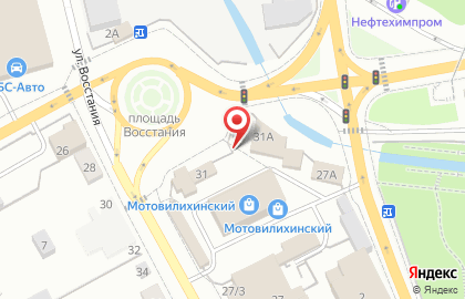 Кафе быстрого питания У дома в Мотовилихинском районе на карте
