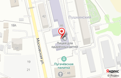Республиканский лицей для одарённых детей на карте