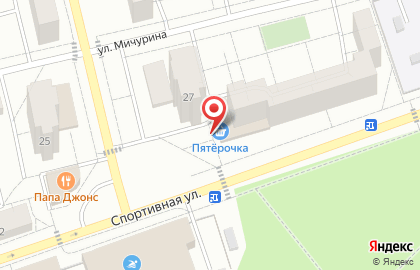 Супермаркет Пятёрочка в Москве на карте