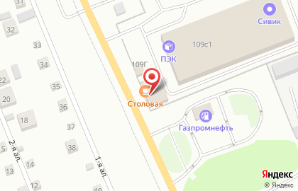 Столовая в Омске на карте