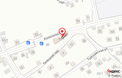Мини-маркет Феникс в Колхозном переулке на карте