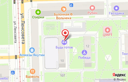 Фитнес-клуб Будь Готов на улице Типанова на карте