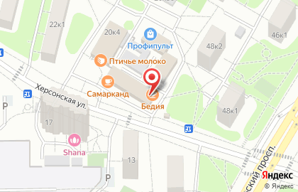Школа балета Иданко на Херсонской улице на карте
