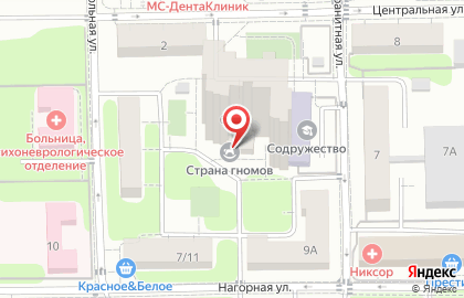 Детский центр Страна гномов на Гранитной улице на карте