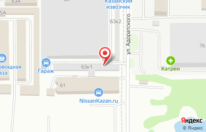 Автосервис Автомир в Ново-Савиновском районе на карте