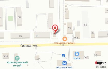 Магазин пива БИРхаус на Омской улице на карте