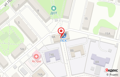 Строительная компания Инжстрой на улице Победы на карте
