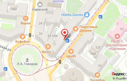 Аптека Озерки в Санкт-Петербурге на карте