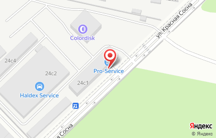 Тюнинг-ателье Pro-Service на улице Бажова на карте