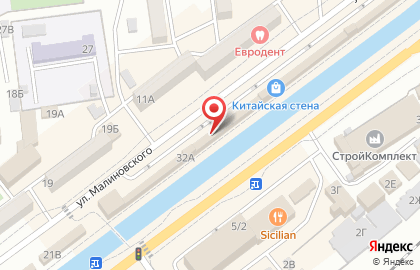 Магазин автозапчастей во Владивостоке на карте
