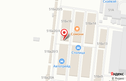 Компания по продаже автотоваров и автоаксессуаров Терминал54 на карте