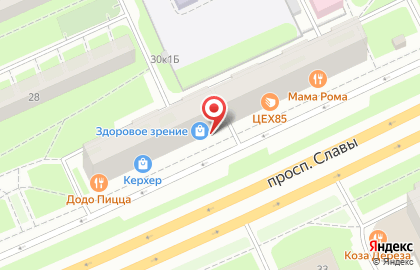 ОАО Банкомат, АИКБ Татфондбанк на проспекте Славы на карте
