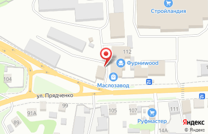 Крепкий Дом на улице Прядченко на карте