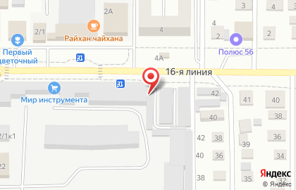 Гаражный кооператив №120 в Ленинском районе на карте