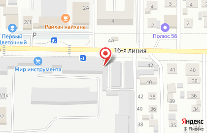 Магазин в Оренбурге на карте
