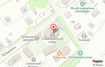 Собор во имя иконы Божией Матери Всех Скорбящих Радость на карте