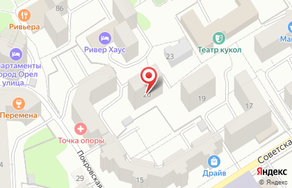 Компания по написанию программ ит Авангард на карте