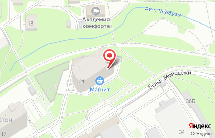 Магазин косметики и бытовой химии Магнит косметик в Советском районе на карте