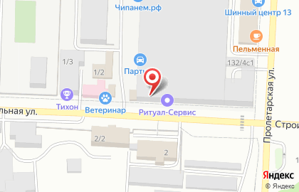 Салон ритуальных услуг Стела на карте