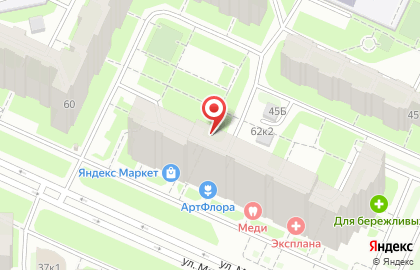 Explana-vet на улице Маршала Захарова на карте