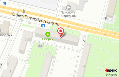 Магазин косметики на Санкт-Петербургском шоссе, 96 на карте