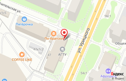 Торгово-производственная фирма Деревяшки на улице Урицкого на карте