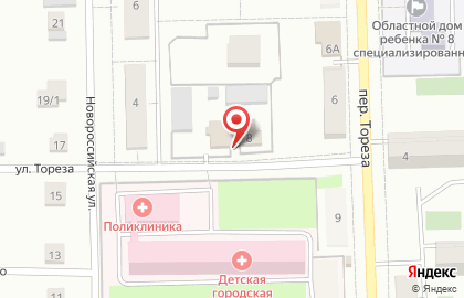 Продуктовый магазин в Челябинске на карте