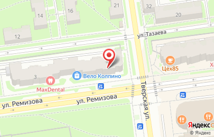 Салон штор Perlanta Textile в Колпинском районе на карте