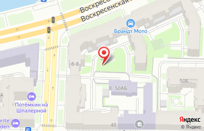 Автостоянка Инпредсервис на метро Площадь Ленина на карте