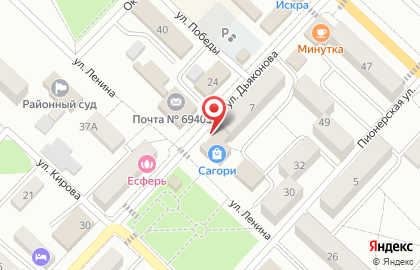 Смайлик на улице Дьяконова на карте