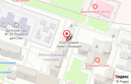 Участковый пункт полиции Отдел МВД России по Октябрьскому району г. Рязани в Рязани на карте