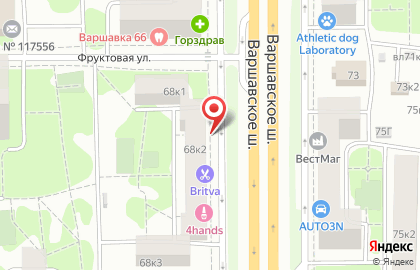 Интим-магазин Он и она на Варшавском шоссе на карте