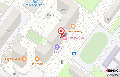 Чайхана Самарканд в Москве на карте