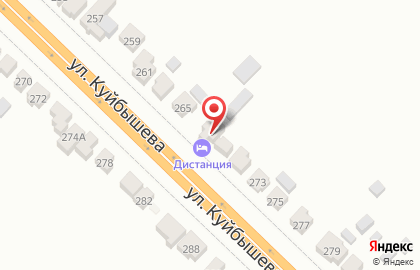 Гостиница Дистанция на карте