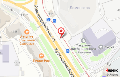 Киоск по продаже печатной продукции на Красноармейской улице на карте