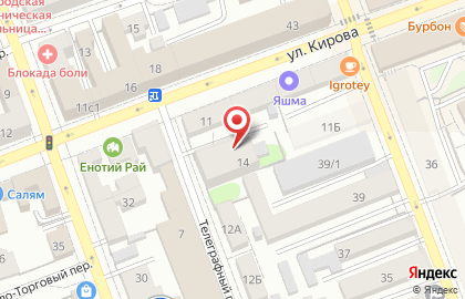 Денталь в Ленинском районе на карте