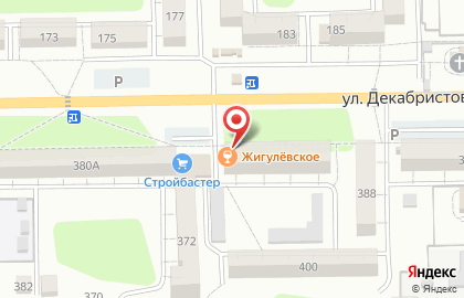 Магазин разливных напитков Dobra Znacka на улице Декабристов на карте