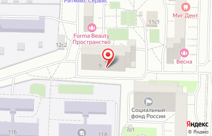 Стоматологическая клиника Дента Амо+ на улице Адмирала Лазарева на карте