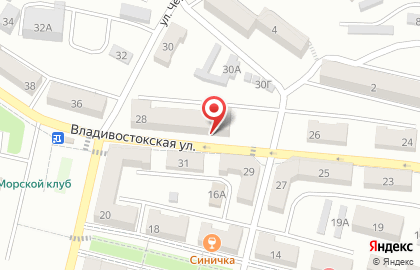 Клиника современной стоматологии Вектор на карте