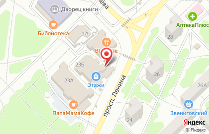 Туристическое агентство Горячие туры на проспекте Ленина на карте