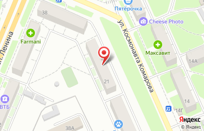 Интернет-магазин автотоваров АвтоСфера Emex на улице Космонавта Комарова на карте