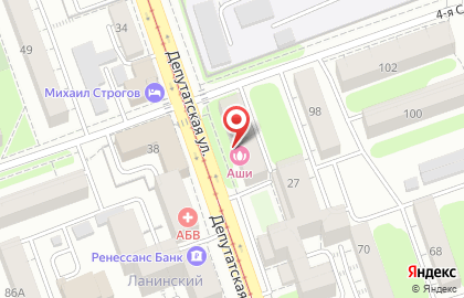 Салон-парикмахерская Милена на Депутатской улице на карте