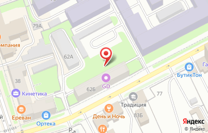 Gant на улице Луначарского на карте