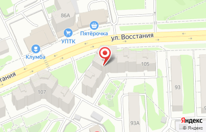 ОК в Московском районе на карте