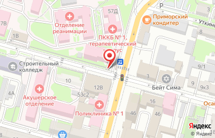 Продовольственный магазин в Фрунзенском районе на карте