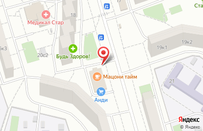 Магазин строительных материалов Анди+ в Южном Орехово-Борисово на карте