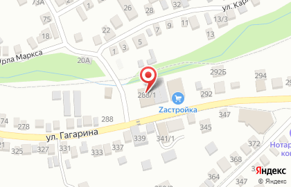 Продуктовый магазин Шпаковский Райпотребсоюз на улице Гагарина на карте