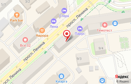 Офис продаж и обслуживания Билайн на проспекте Ленина на карте