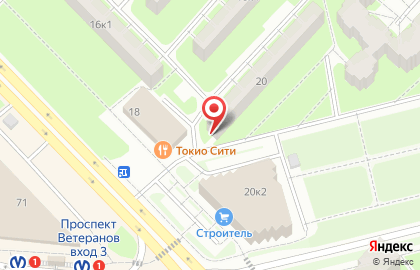 Продуктовый магазин в Санкт-Петербурге на карте