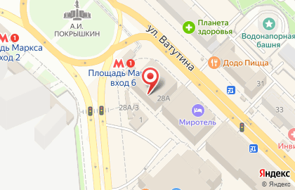 Агентство недвижимости Гарантия на площади Карла Маркса на карте